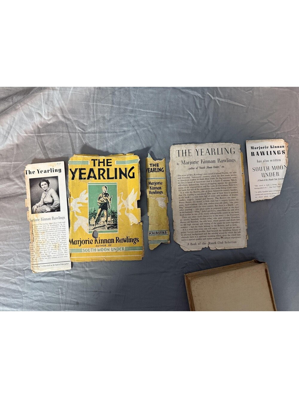Vintage The Yearling Marjorie Kinnan Rawlings Scribner BOMC